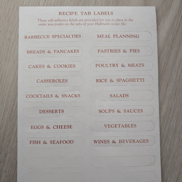 1980's Hallmark Strawberry Recipe File with Red Ribbon - Picture 9 of 9